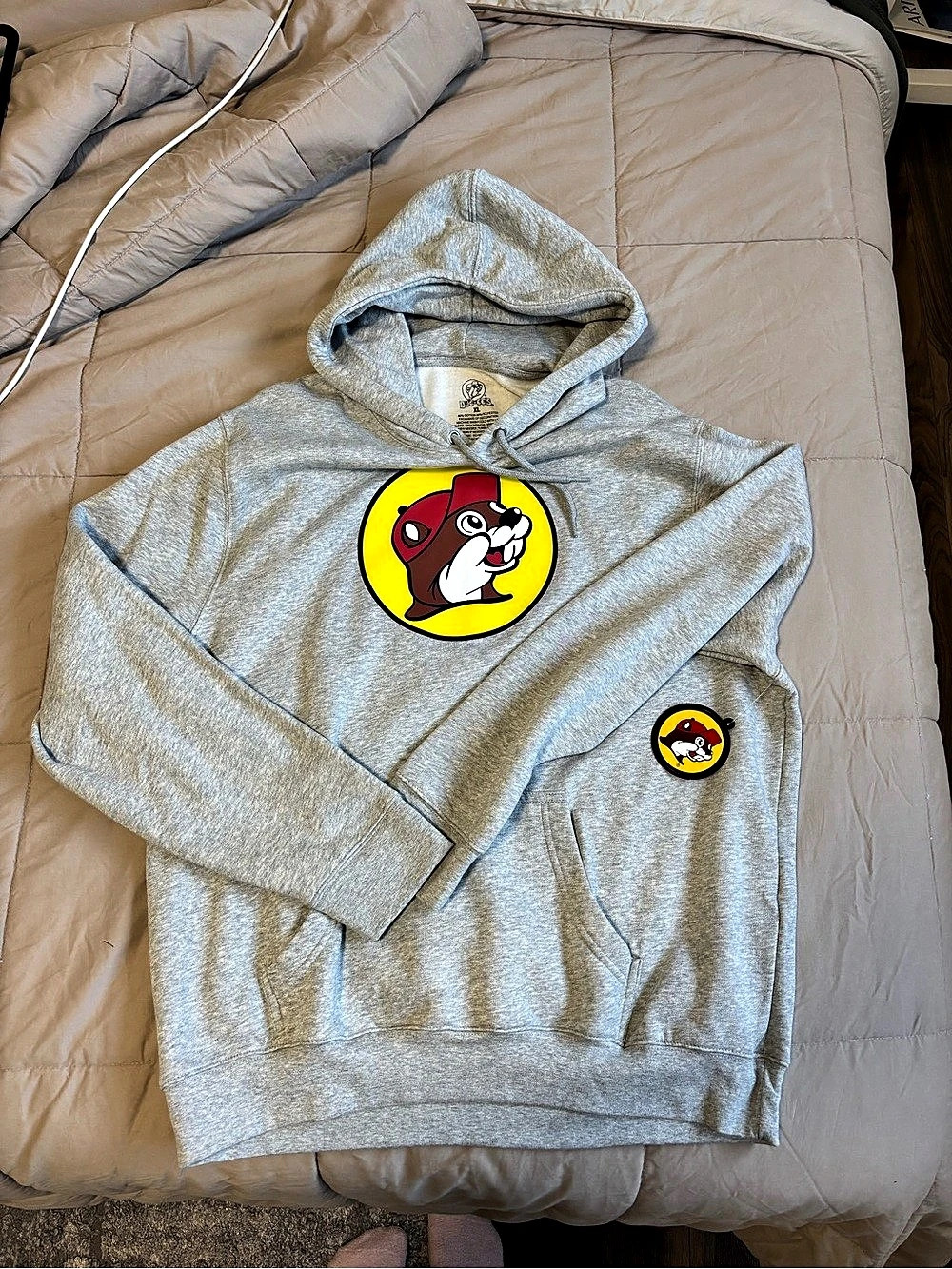 Bucees Hoodie Gray XL  New